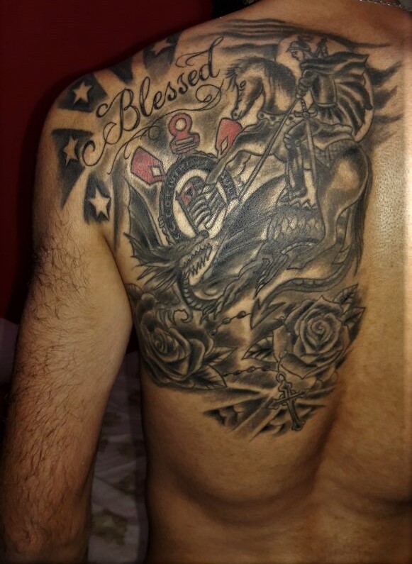 Tatuagem do Corinthians do MARCO