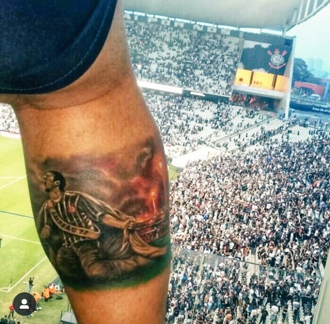 Tatuagem do Corinthians do MATEUS