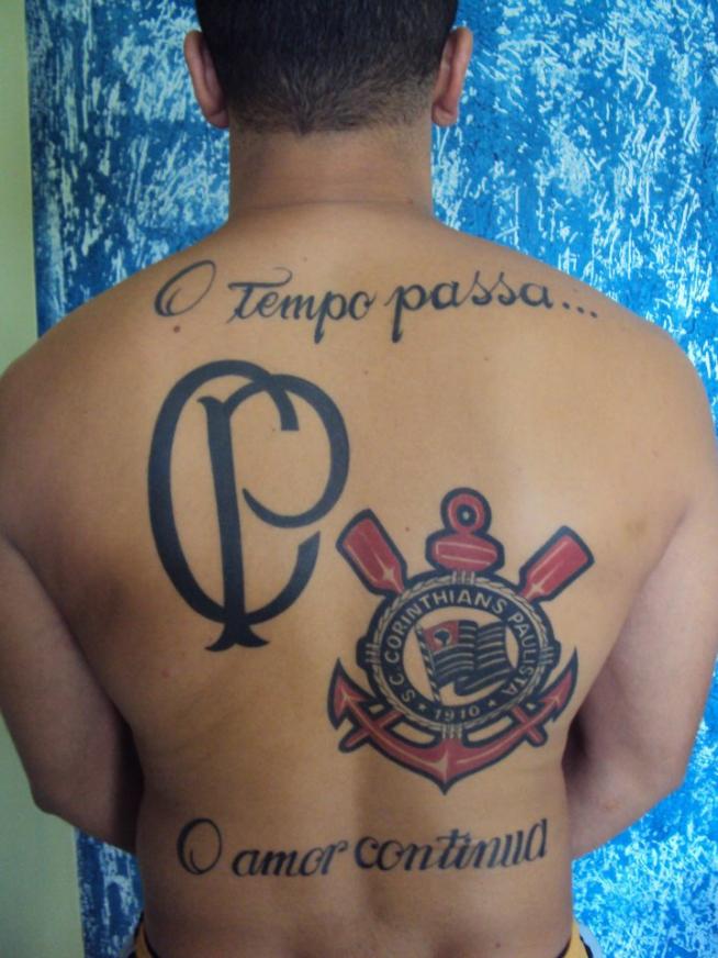 Tatuagem do Corinthians do Vagner