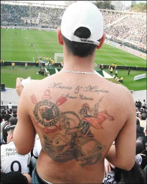 Tatuagem do Corinthians do Vinicius