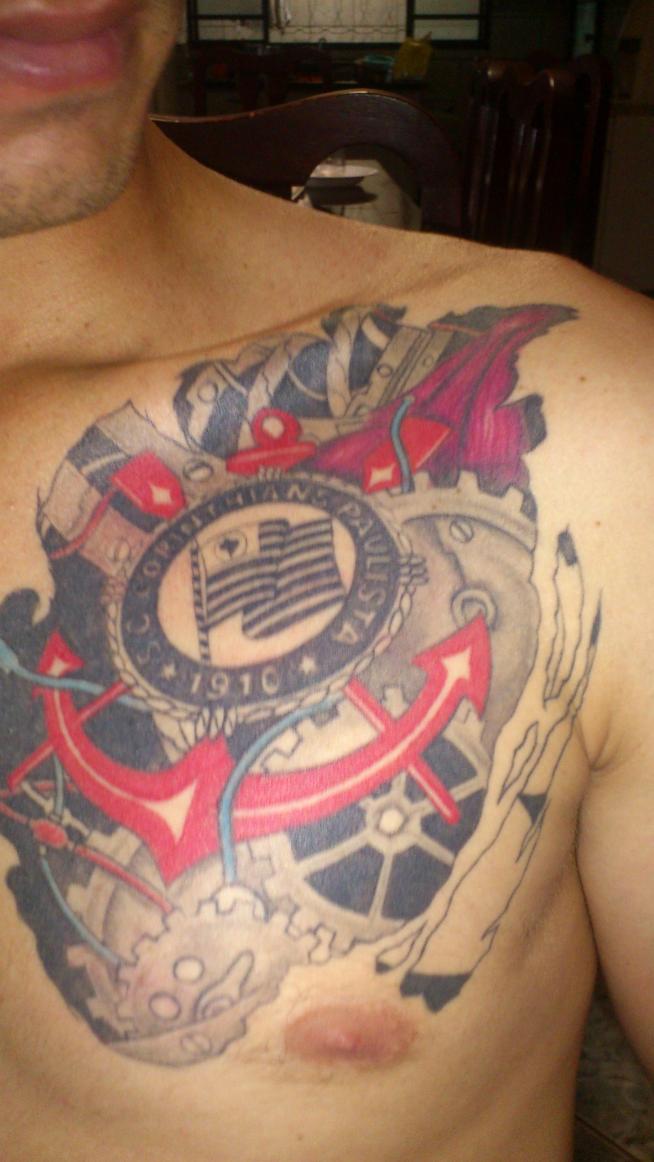 Tatuagem do Corinthians do wellison