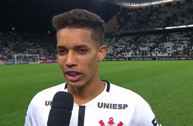 Jogadores do Corinthians comentam a partida Corinthians 3x1 Sport