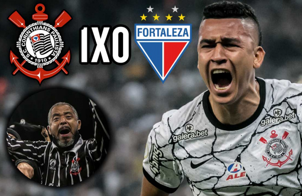 Torcida cantando e clima no estdio depois do gol de Cantillo - Corinthians 1x0 Fortaleza