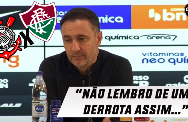 Coletiva do técnico Vítor Pereira após derrota para o Fluminense: 'assumimos riscos'