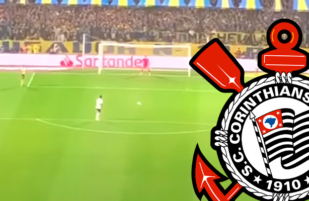  da classificao! | Reao da Fiel ao gol do Gil | Boca Jrs 0[5] x 0[6] Corinthians