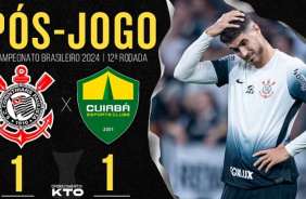 Corinthians 1x1 Cuiab 🔴 Ps-jogo: coletiva e zona mista | 12 Rodada | Brasileiro 2024