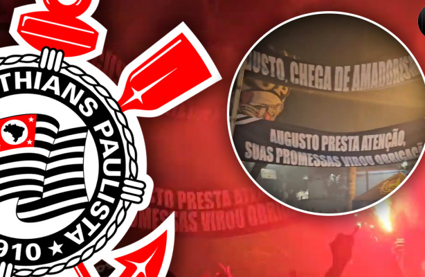 Torcidas organizadas protestam contra diretoria do Corinthians