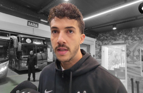 Gustavo Henrique manda recado para Fiel e comenta press�o da torcida do Corinthians
