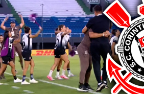 Apito final | Comemora��o do Corinthians do titulo de campe�s da Copa Conmebol Libertadores Feminina
