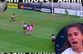 Eudimilla converte p�nalti para o Corinthians pela Copa Conmebol Libertadores Feminina 2024