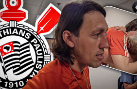 Cssio comenta volta  Neo Qumica arena aps atender torcedora do Corinthians