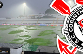 Olha como est� o gramado para Ponte Preta x Corinthians no Mois�s Lucarelli