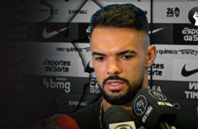 Raniele comenta baixa qualidade do gramado e import�ncia do Corinthians em decidir jogos na arena