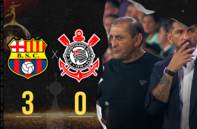Barcelona-EQU 3X0 Corinthians | P�s-Jogo | Terceira Fase | Copa Conmebol Libertadores 2025