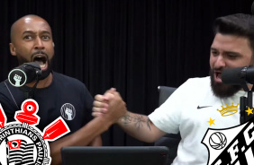 Gols de Corinthians 2x1 Santos | Rea��o do Meu Tim�o | Semifinal do Campeonato Paulista