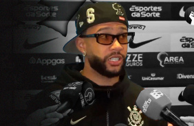 Memphis desabafa sobre a m�dia e entrevista pol�mica. E, fala de gols e novo t�cnico do Corinthians