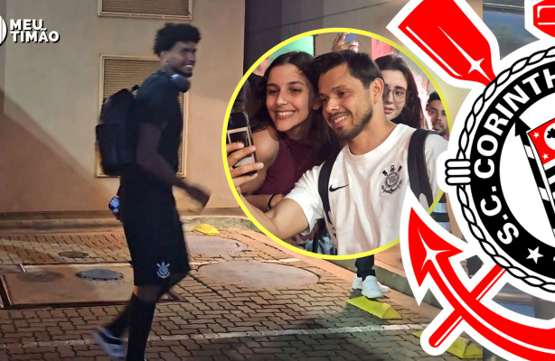 Desembarque da delegao do Corinthians em mirassol para a prxima rodada do Brasileiro 2025