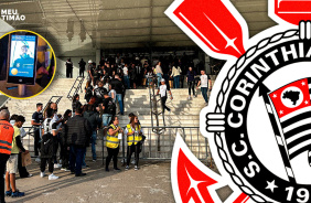 Como foi a entrada da torcida do Corinthians na primeira partida com reconhecimento facial na NQA