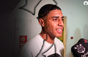 Gui Neg�o brinca com poss�vel gol no Majestoso e detalha estreia como titular no Corinthians