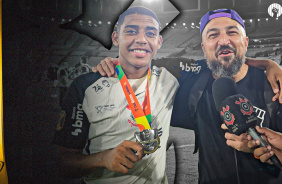 Gui Neg�o comemora tetra da Copa do Brasil e comenta futuro no Corinthians em Zona Mista