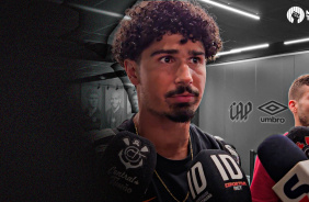 Andr� Ramalho detalha a competi��o da zaga corinthiana e a import�ncia da torcida nos jogos