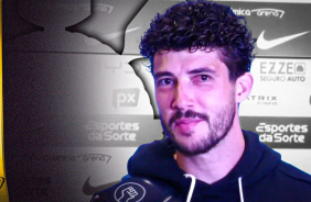 Gustavo Henrique fala sobre discuss�o entre Gabriel Paulista e Fernando Diniz durante a partida
