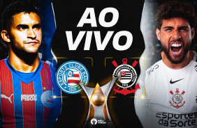 Bahia x Corinthians: ao vivo e com imagens da Arena | 20� rodada | Brasileir�o 2026