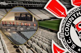 Corinthians retira cadeiras do setor Sul da Neo Qu�mica Arena