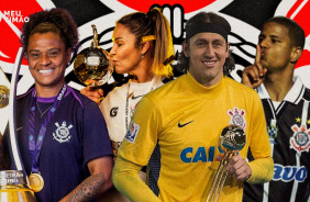 Top 10 jogadores com mais t�tulos da hist�ria do Corinthians