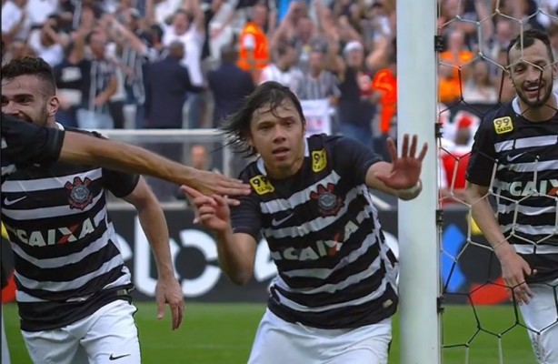 Corinthians x So Paulo - Romero faz o segundo gol do Timo na Arena Corinthians