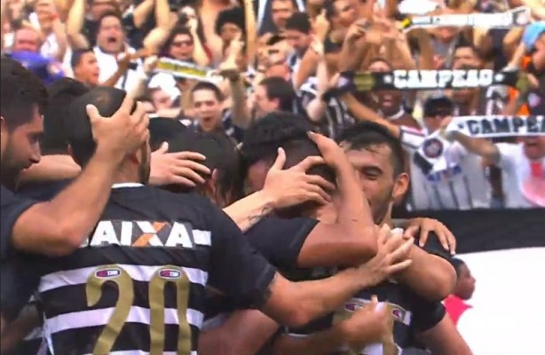 Corinthians x So Paulo - Bruno Henrique abre o placar na Arena Corinthians