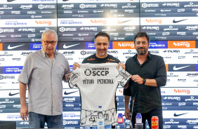 Vítor Pereira foi anunciado há exatos três meses pelo Corinthians; seu primeiro jogo, porém, aconteceu dias depois