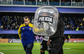 Cantillo foi expulso no segundo tempo de Corinthians e Boca Juniors