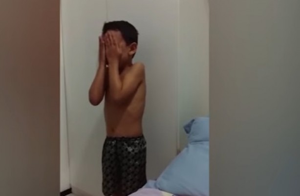 Cearense. de seis anos, chorou com a eliminao do PSG